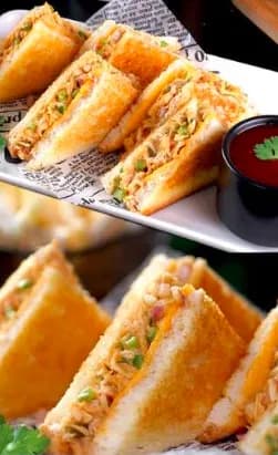 Pulled Chicken Sandwich (Double Sandwich ) — ₹650