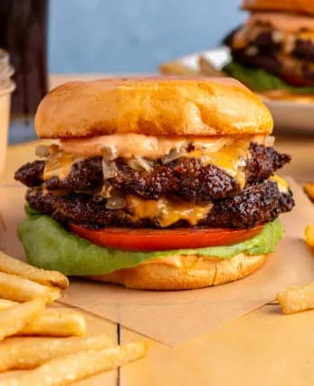 Smashed Beef Burger (Double Beef Patty ) — ₹999